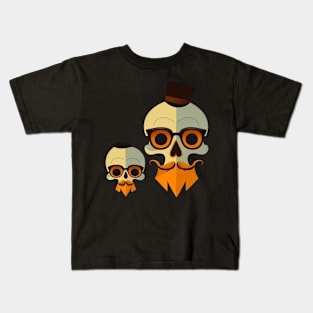 Father's Day skull Kids T-Shirt